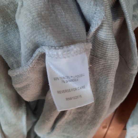 Garnet Hill heather gray cowlneck knit tunic - Picture 8 of 8